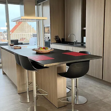 With Beautiful View, Private Parking And Two Large Terraces * Остенде
