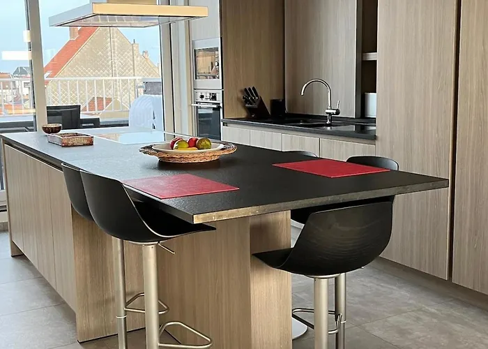 With Beautiful View, Private Parking And Two Large Terraces * Oostende